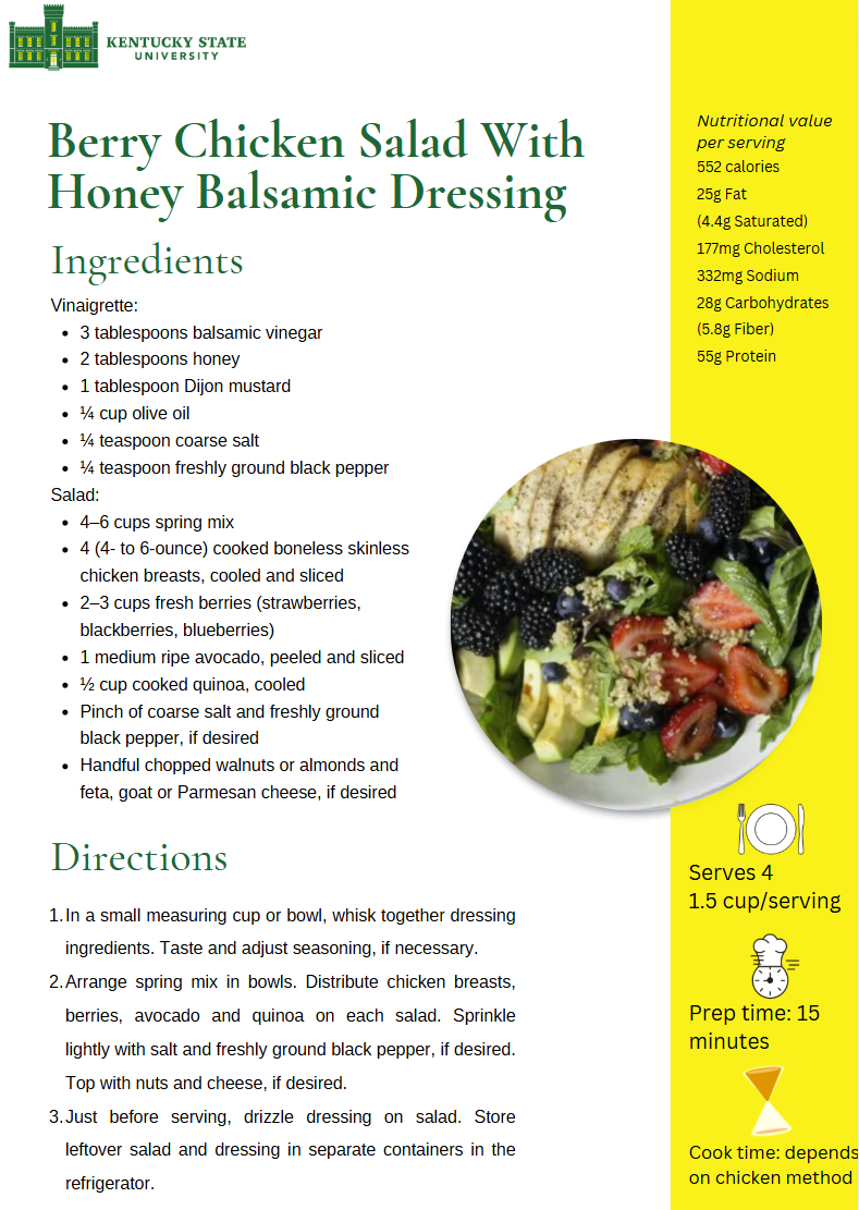 Berry Chicken Salad Recipe