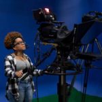Agriculture-Communications - Women in a recording studio