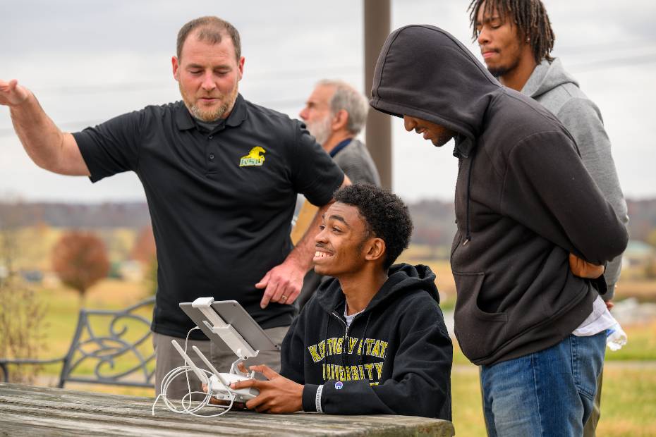 Dr Webste Giving a Drone Demo.jpg