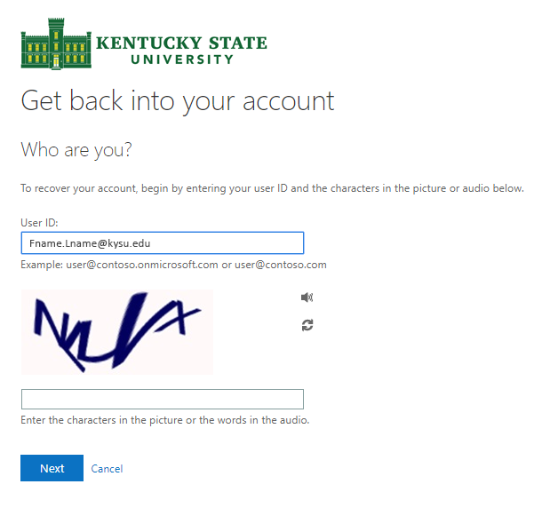 reset password step 2