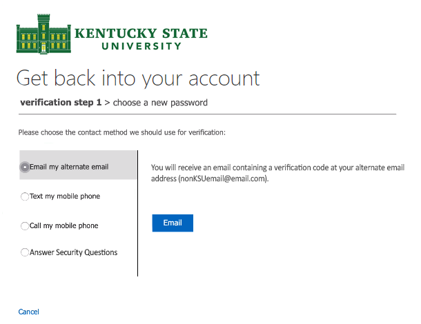 reset password step 3