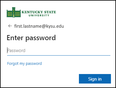 email enter password