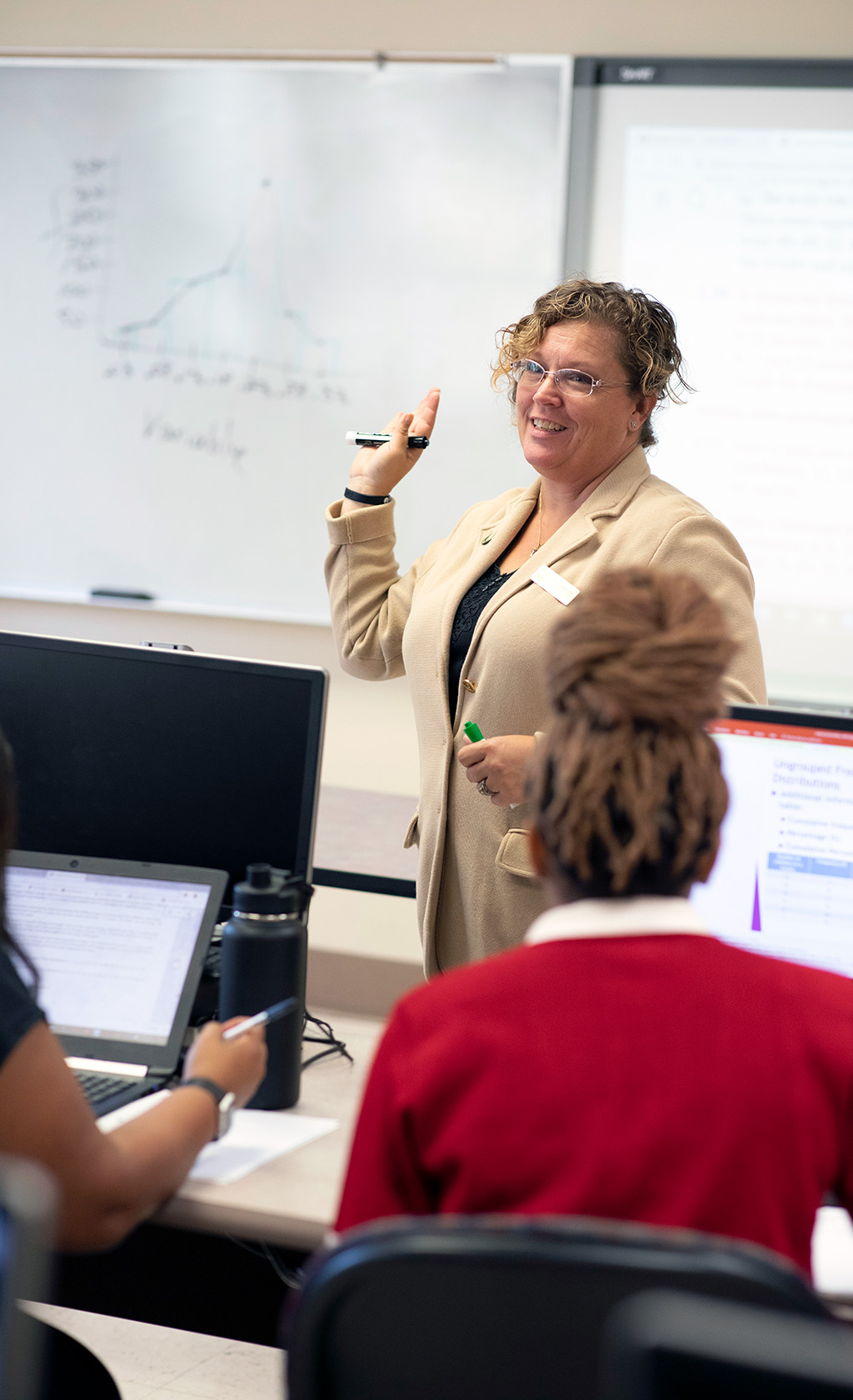 KSU Faculty member teaching class