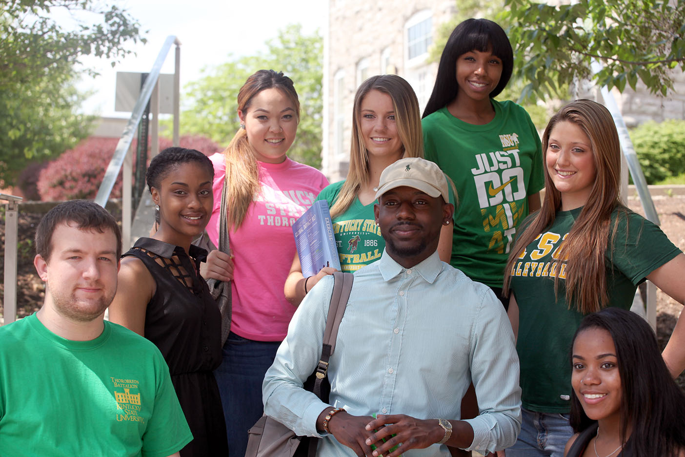 KSU Students on campus