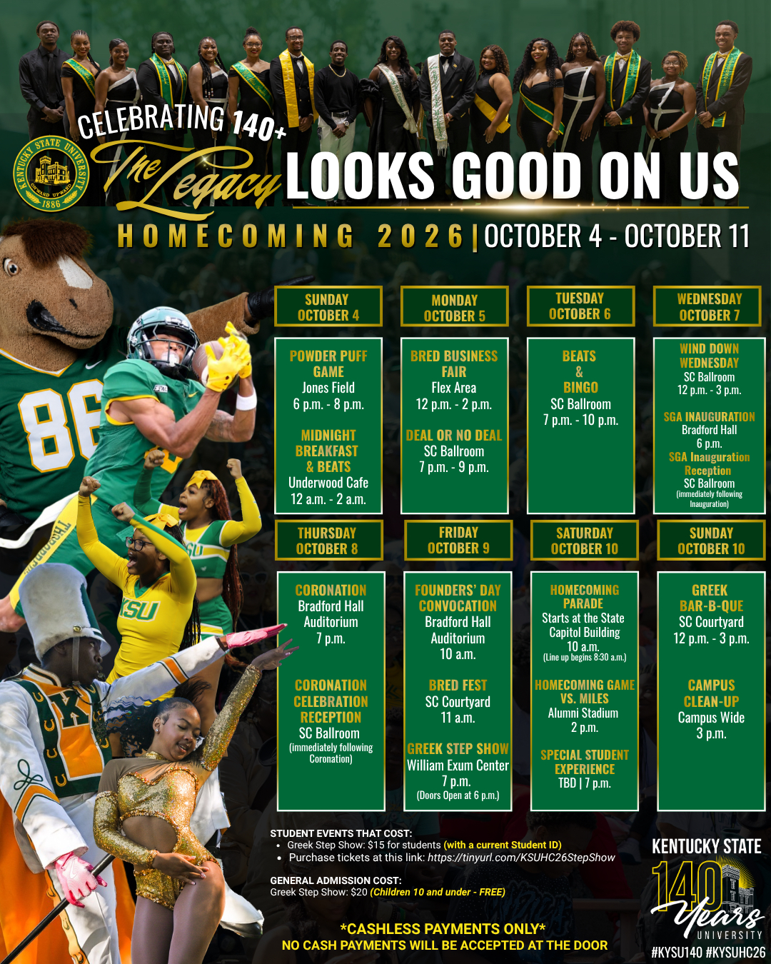 Legacy Schedule