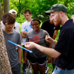 Picture of one of Kentucky State University's Environmental Education Research Center hosting a field day with dual credit students